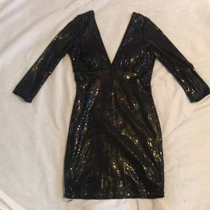 Sequin Black Dress!